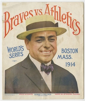 1914 World Series Program – Philadelphia As at Boston Braves